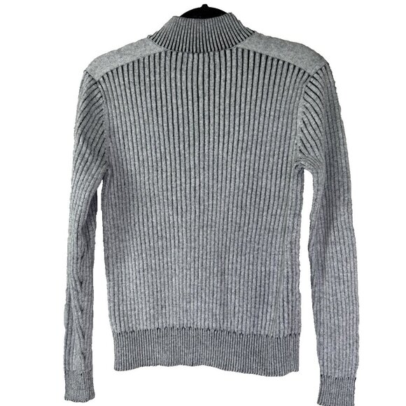 Vintage Guess Y2K Small Acid Wash Ribbed Knit Sweater Retro Grunge Streetwear - Picture 3 of 9